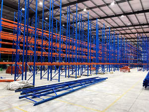 Heavy Duty Warehouse Storage Shelves with Safety Guards
