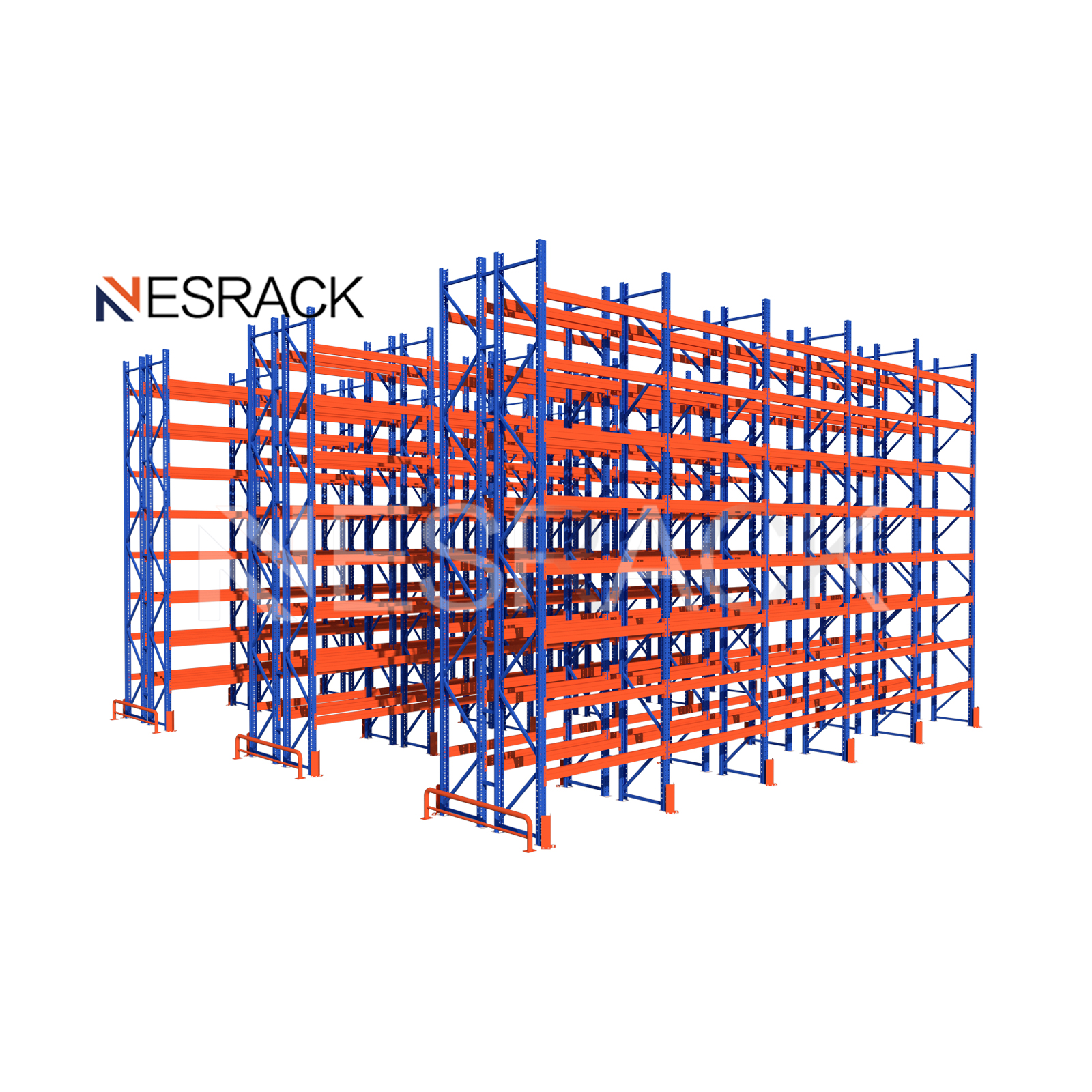 Customized Steel Industrial Shelving System Heavy Duty Multi-Level Corrosion Protection Electrostatic Powder Coated Rack Carton