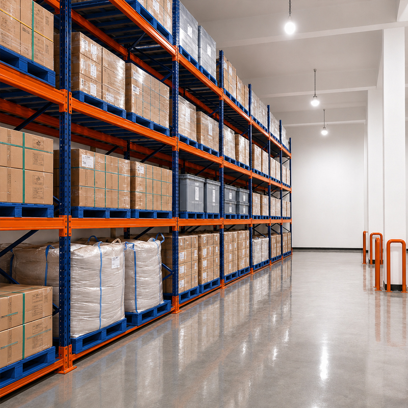 Steel Storage Rack Q235B Steel Industrial Racks 1000kg Heavy Duty Pallet Rack Warehouse Anti-corrosion Storage Rack System