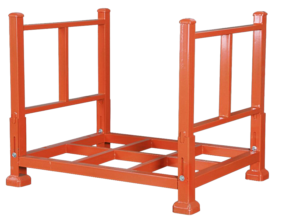 Customizable Heavy-Duty Portable Steel Stacking Racks Corrosion Protected Pallet Shelves Warehouse Storage Metal Mobile Storage