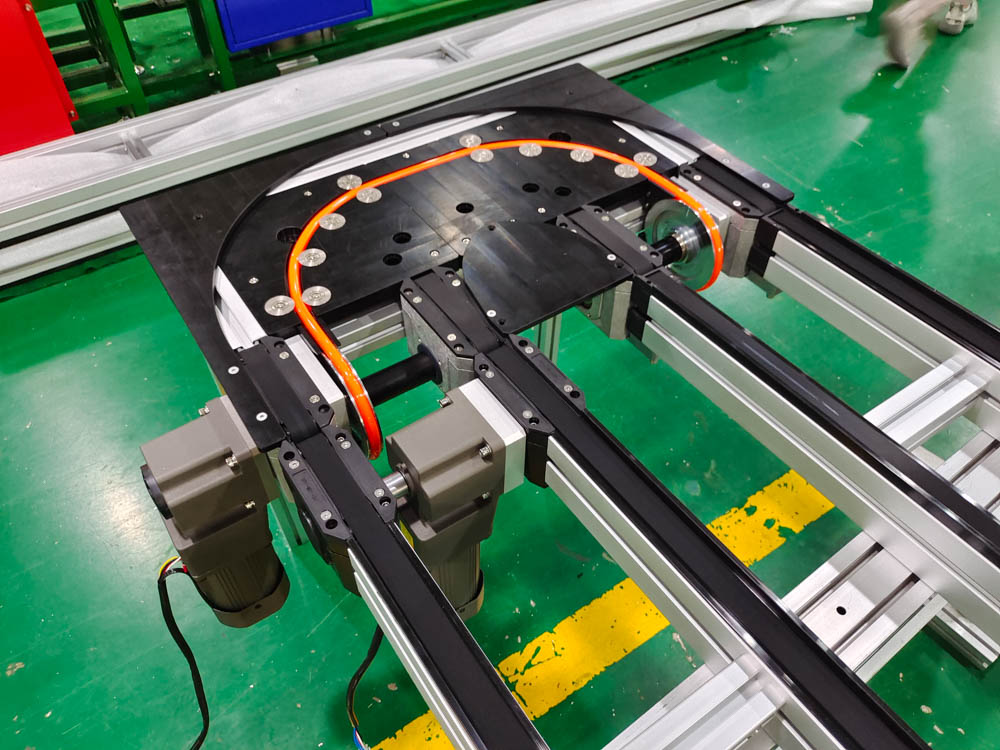90 Degree Round Belt Curve