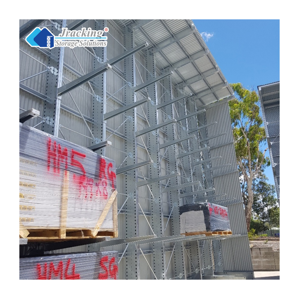 Jracking Industrial Warehouse Storage Cantilever Rack for Pipe and Lumber