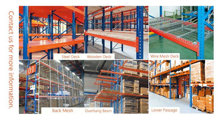 Push Back Racking Structure Detail