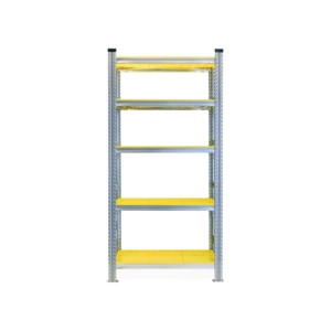 Factory Price 5-Layer Adjustable Galvanized Steel Plastic Shelving Stackable Rack
