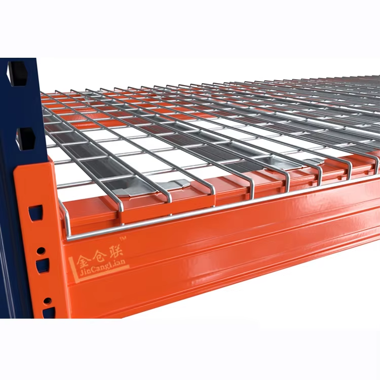 Medium Duty Selective Pallet Rack 5 Layer Wire Mesh Steel Industrial Warehouse Shelving with Corrosion Protection