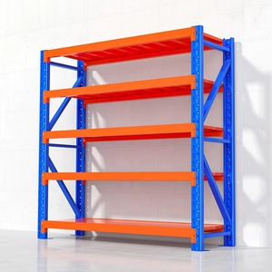Low Price Racking Adjustable Metal Boltless Shelf and Racks Medium Duty