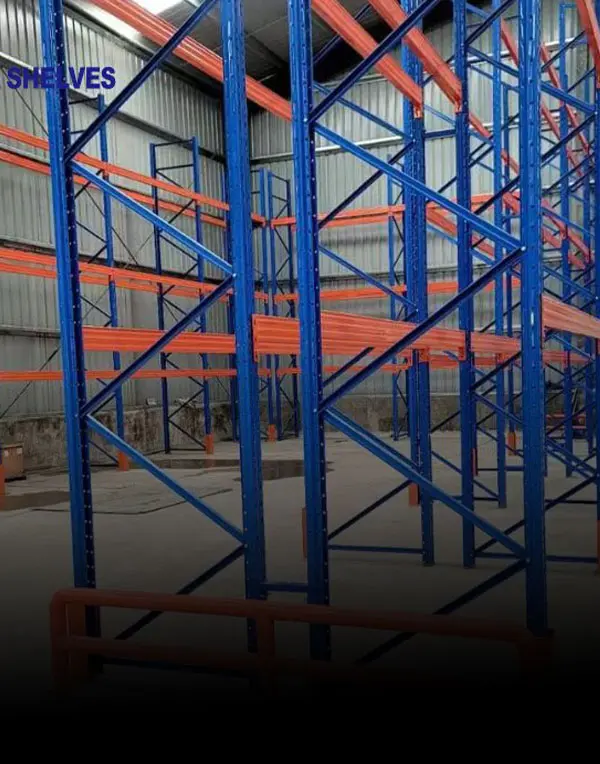 Pallet racking engineered for heavy construction and building materials warehouse