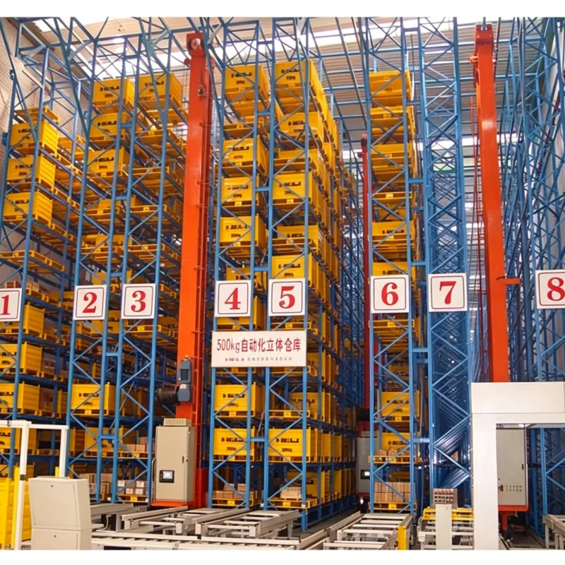 Automated Storage And Retrieval System (ASRS) Steel Adjustable Warehouse Racking System For Logistics Solutions