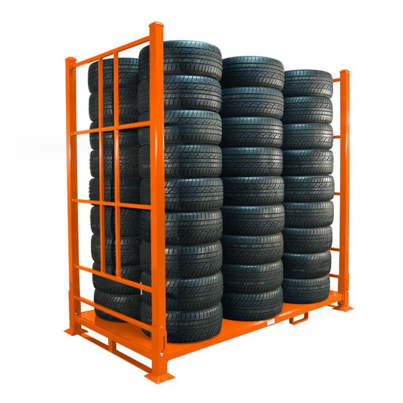 Warehouse Customized Durable Steel Stackable Movable Multi-Level Pallet Stack Rack with High Capacity