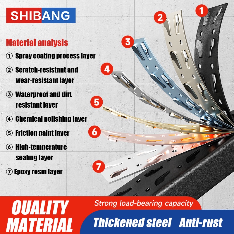 Racking Adjustable Metal Boltless Shelf and Racks Warehouse Storage 120KG Load Metal Rack Shelf