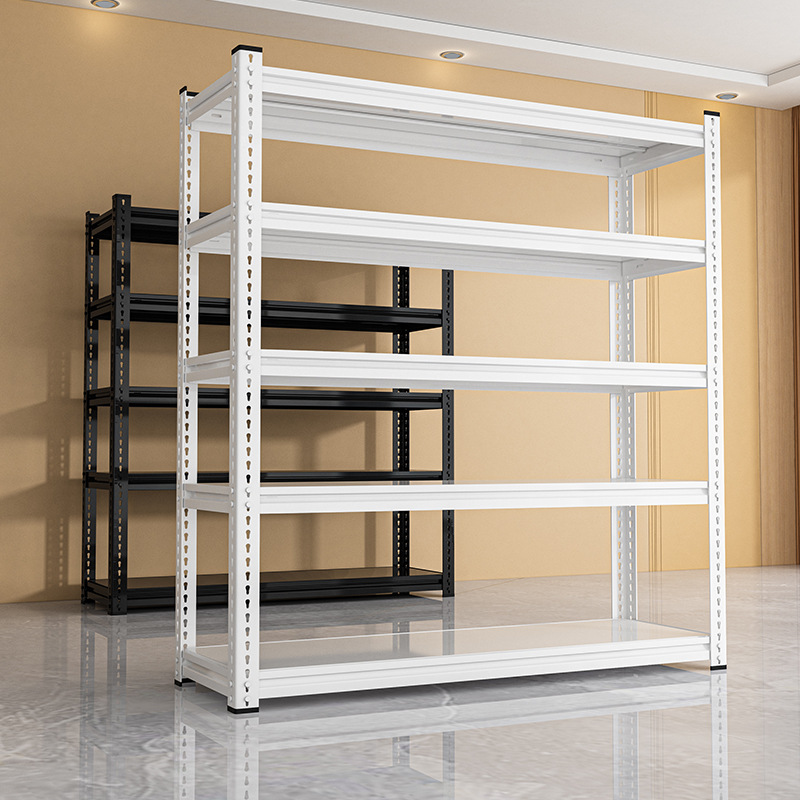 Light Duty Steel Shelf for Household Storage Multi-Layer Floor-Standing Rack for Home Express Warehouse Corrosion Protection