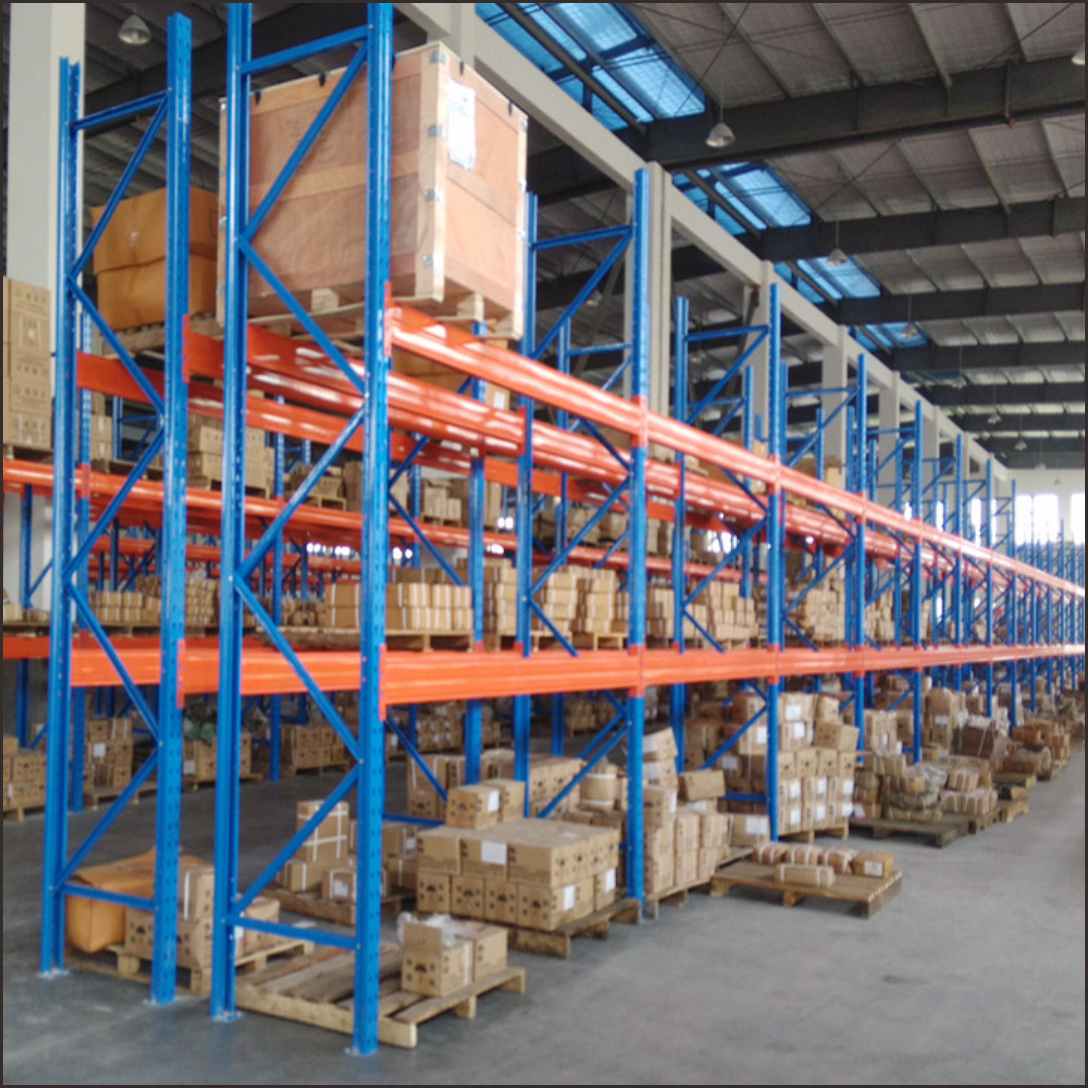 Garage Storage Factory Steel Warehouse Metal Van Rack System Heavy Duty Shelving Single Deep Industrial Pallet Rack Shelving