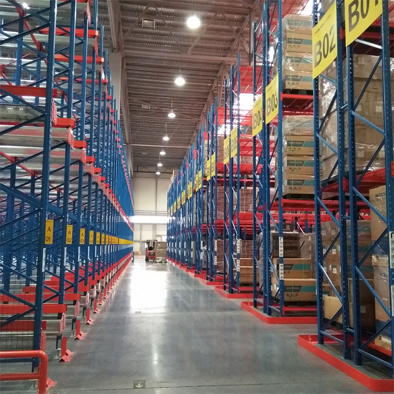 1000kg Per Layer Very Narrow Aisle VNA Pallet Racking High Density Space Saving Warehouse Storage Rack