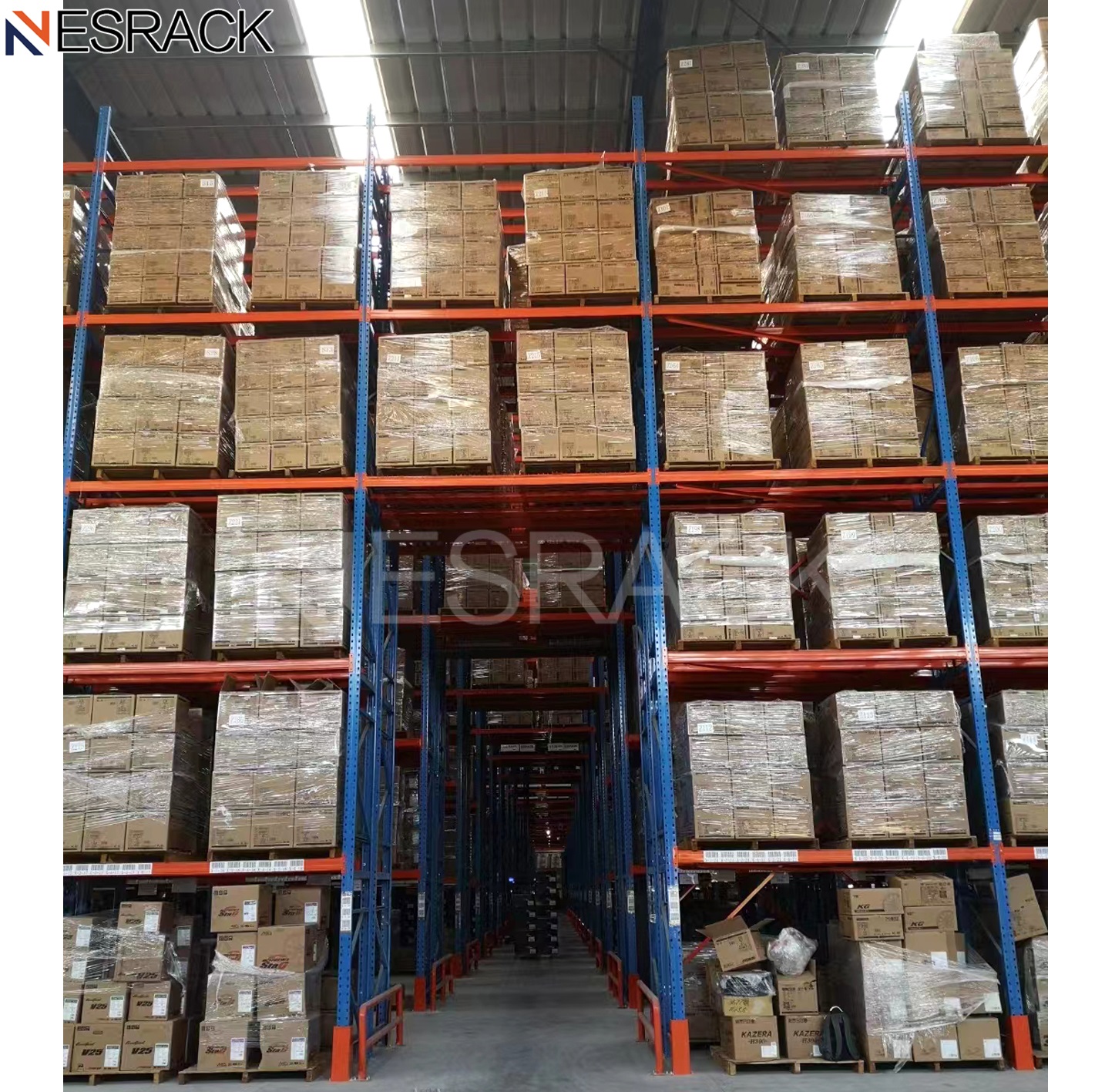 American Standard Hot Selling Heavy-Duty Metal Warehouse Storage Pallet Rack Steel Shelf Shelves Per Layer Hot Sell Storage