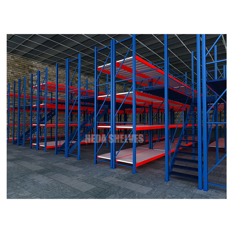 Garage Warehouse Rack Adjustable Storage Stacking Racks Pallet Steel Metal Shelving Shelves