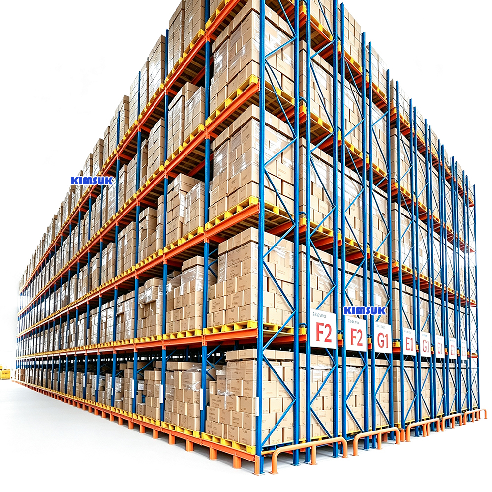 Full Height Heavy Duty Pallet Rack Warehouse Racking System Steel Structure High Capacity Shelving for Distribution Center