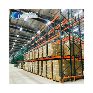 JRACKING Heavy Duty Industrial Warehouse Shelves Steel Teardrop Pallet Racking System