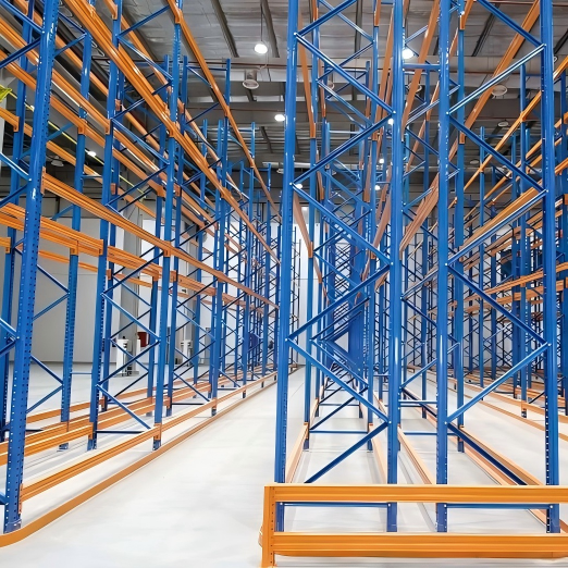 Warehouse Selective Very Narrow Aisle VNA Racking Optional Steel Pallet Storage Rack System
