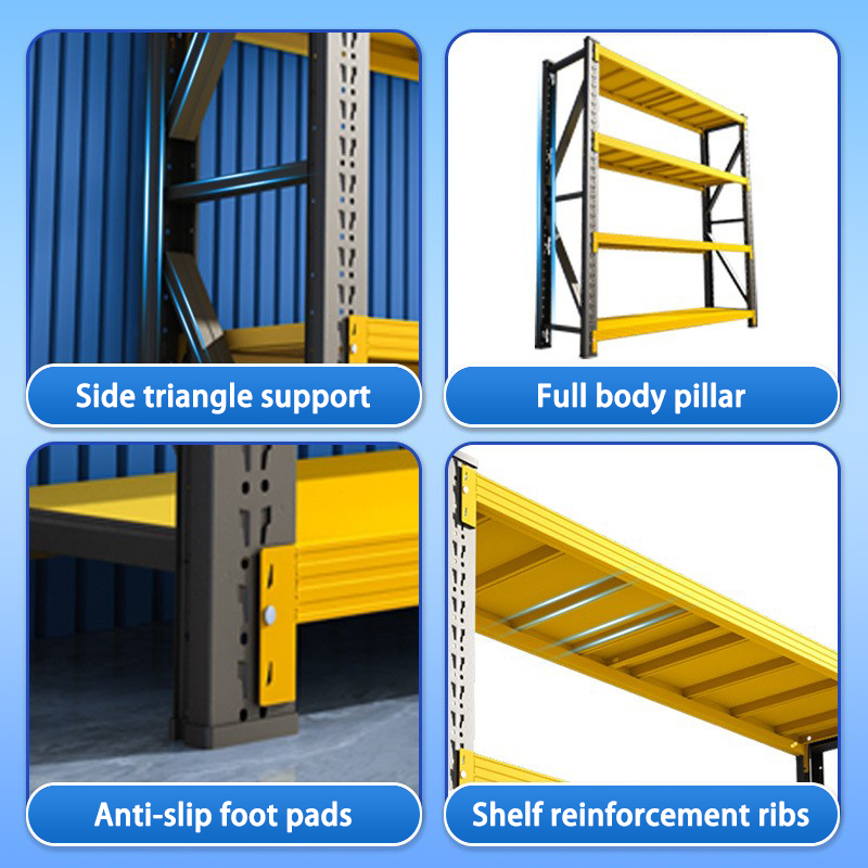 Adjustable Lightweight Metal Pallet Racking Warehouse Storage Racks-Eco-Friendly Durable Light-Duty
