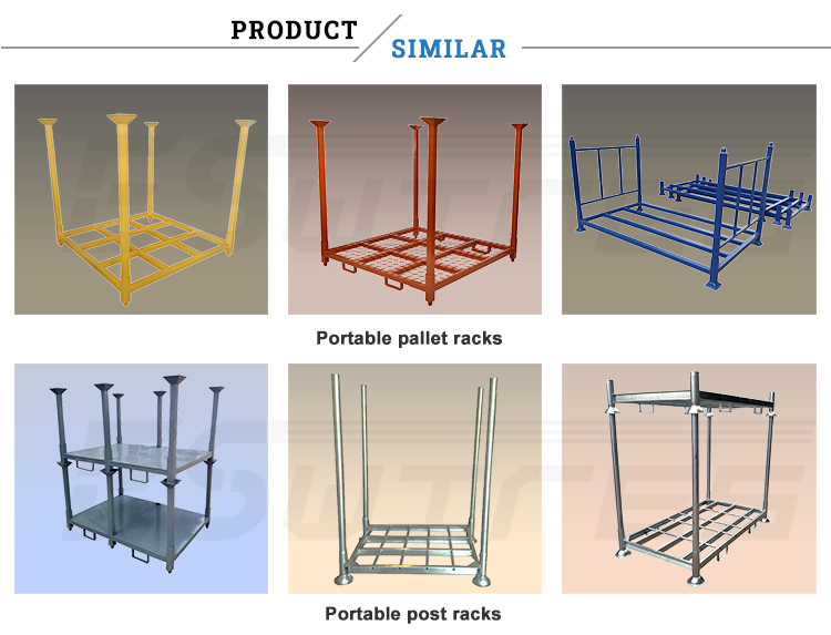 Heavy Duty Fabric Roll Industry Stackable Durable Metal Steel Racks for Warehouse Storage
