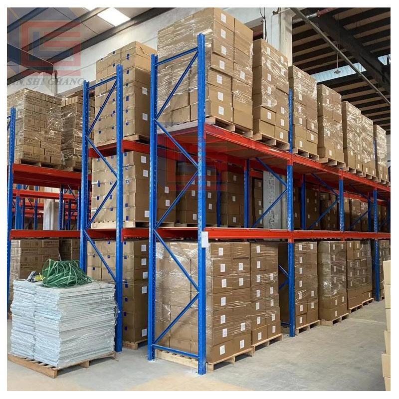 Industrial Heavy Duty Steel Pallet Rack Warehouse Shelving System For Storage, Distribution Center And Factory Use