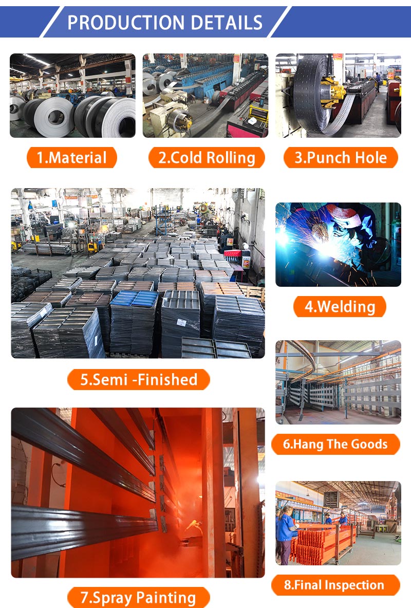 Guangzhou Rack Adjustable Pallet Racking System 2000KG 2200KG 2200KG 2300KG 2400KG 2500KG Pounds Tons