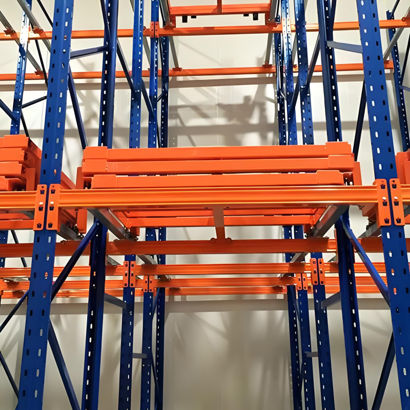 Industrial Grade CE/ISO Certified Steel Push Back Pallet Racking Corrosion Protection Low Maintenance 1000-2000kg Capacity For