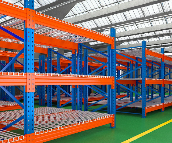 Steel Wire Shelf Warehouse Pallet Racks 5-Layer Boltless Heavy Duty Load Capacity 1000kg-3000kg Per Level Industrial Rack