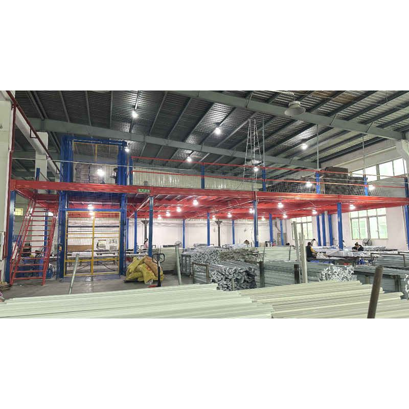 Manufacture Factory Customized Mezzanine Floor Racking Industrial Steel Platform Rack For Warehouse Storage Double Shelf Loft