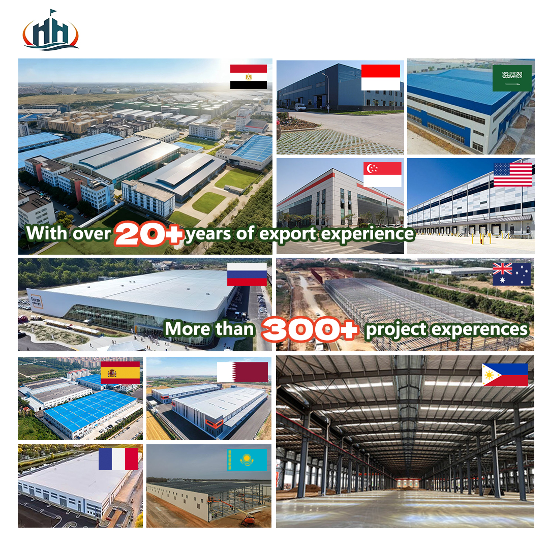 Modern High Quality Steel Structure Warehouses For Industrial Use In Garage Sheds Hotels Malls Supermarkets