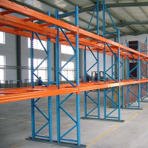Adjustable Heavy Duty Pallet Rack Shelf Two Levels