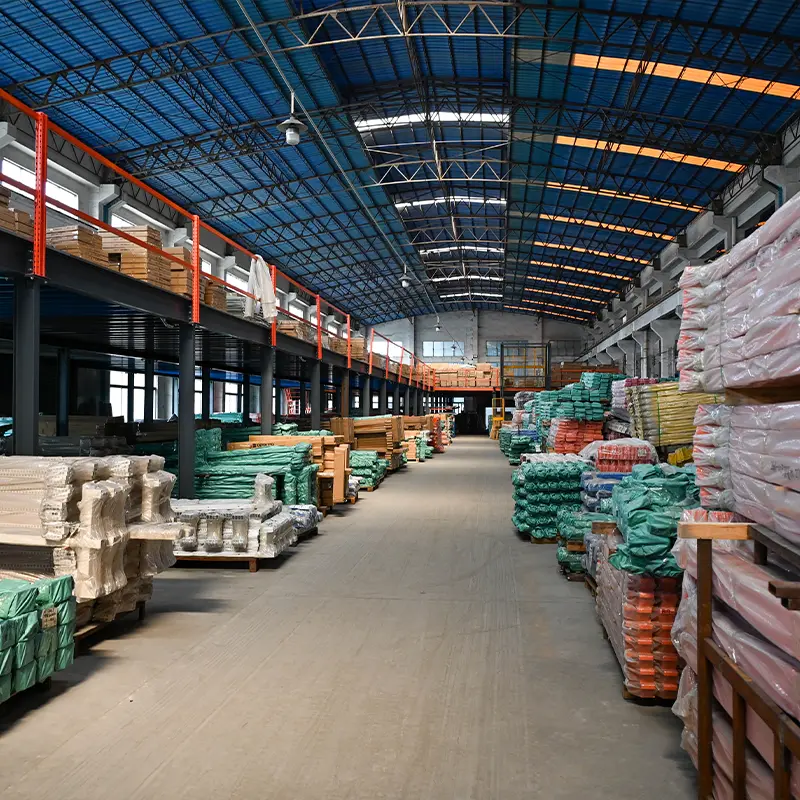 Powder-coated racking components passing quality inspection