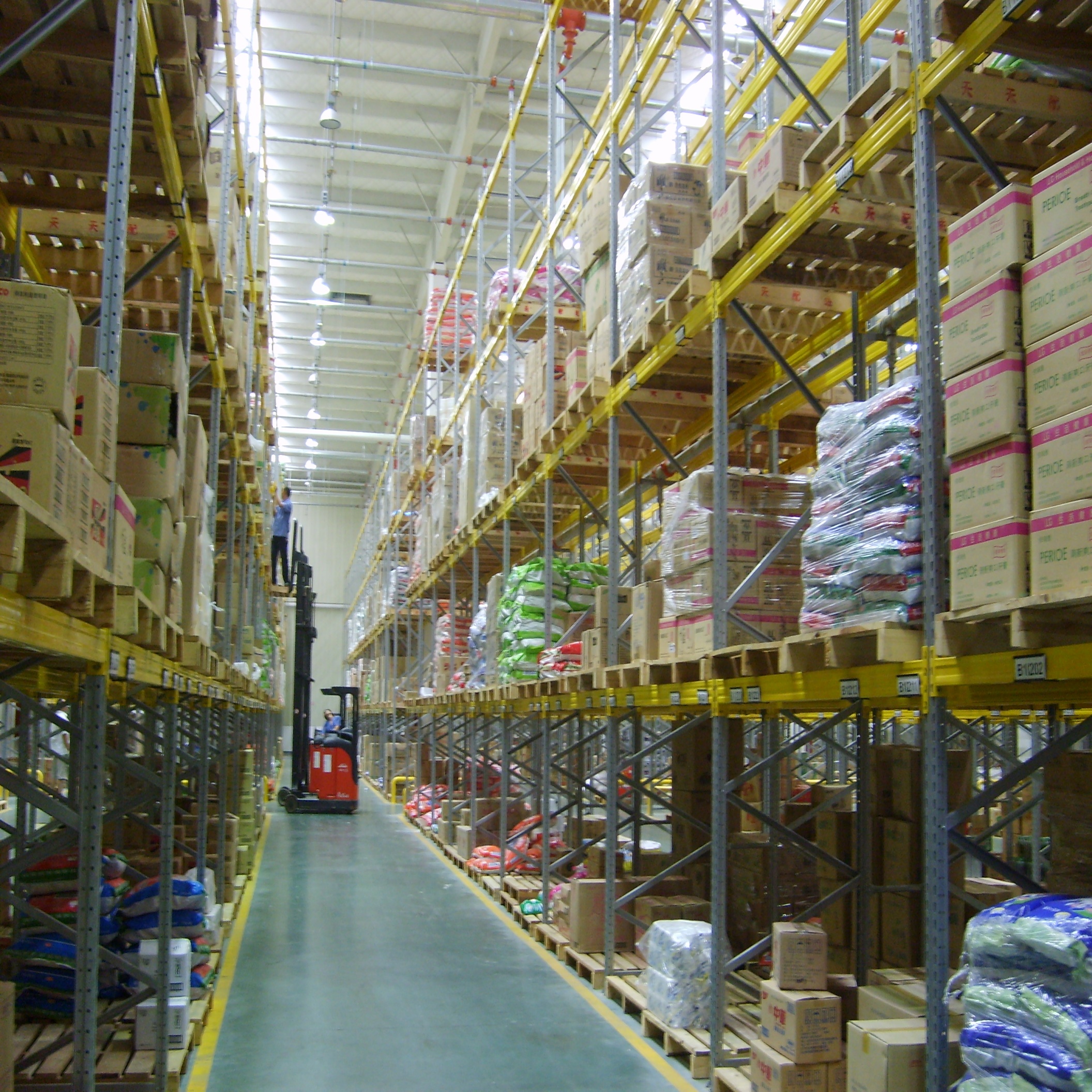 Adjustable Heavy Duty Pallet Rack Shelf Two Levels Custom High Load Capacity Industrial Warehouse Storage Pallet Racking System
