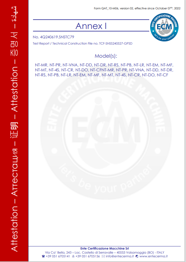 Company Certification