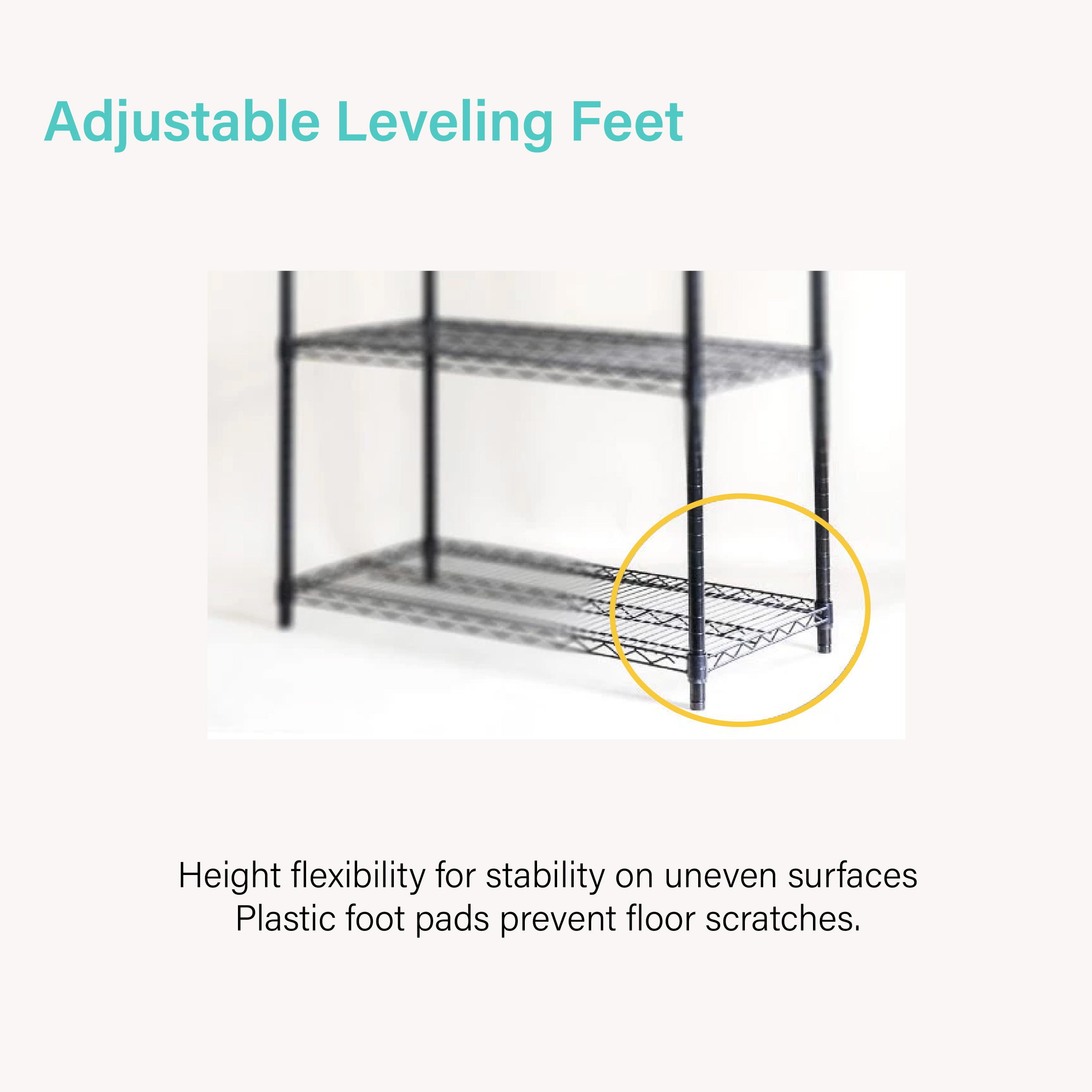 Adjustable Heavy-Duty Metal Wire Mesh Shelving Storage System Modern Design Office Furniture Hospital School Workshop Hotel