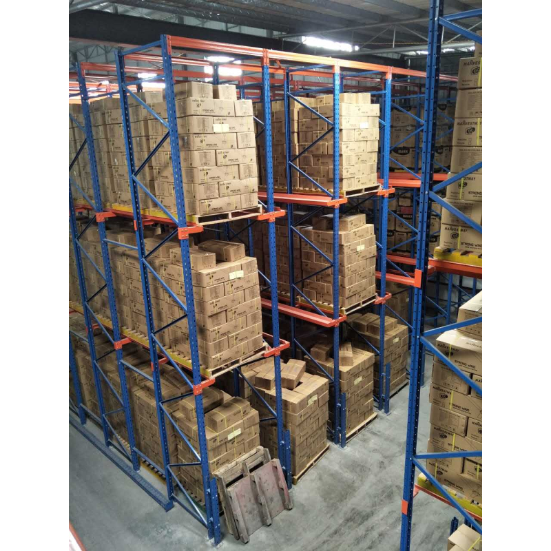 Heavy Duty and High Level Racking Pallet Shelf Strong Load Bearing Space Saving Convenient Goods Classification