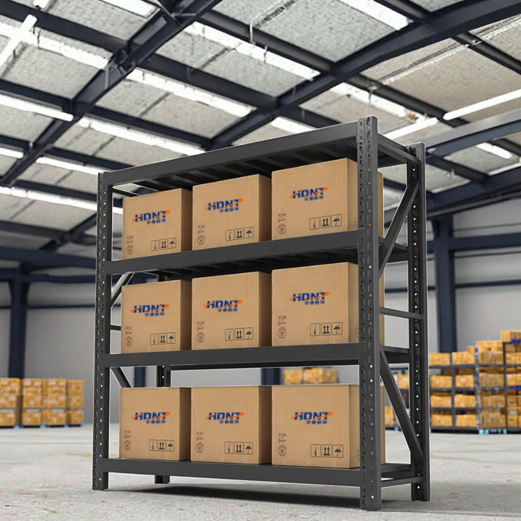 250KG Iron Adjustable Boltless Pallet Racking Long Span 5-Layer Light Duty Storage Shelving Units Garage Metal Stacking Steel
