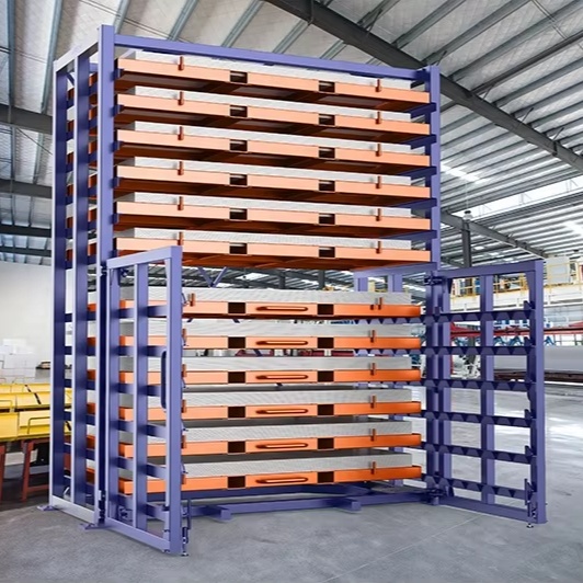 Heavy Duty Forklift 5 Layer Drive-In Steel Plate Sheet Metal Storage Rack Pallet Racking System with Corrosion Protection