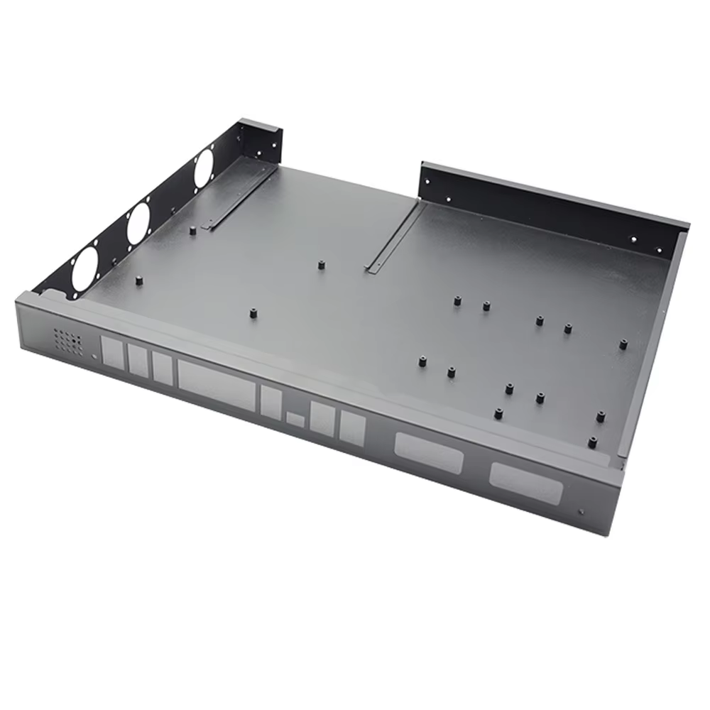 304 Stainless Steel Sheet Metal Processing Custom Laser-Cut Bent Enclosures Cabinets Racks With Punched Holes Made In China