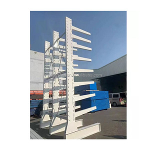 Industrial Rack Shelving Single Sided Heavy Duty Cantilever Racking System Cantilever Racks For Sale