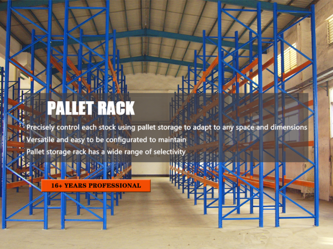 Factory Selling Industrial Heavy-Duty Steel Warehouse Pallet Storage Racks Multi-Layer Selective Pallet Racking Shelves System