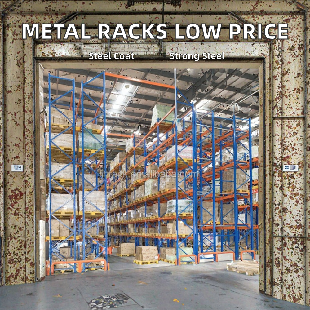 Push-Back Pallet Rack System View 2
