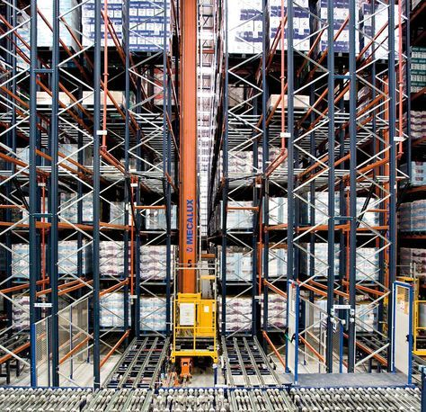 Automated Storage And Retrieval System (ASRS) Steel Adjustable Warehouse Racking System For Logistics Solutions