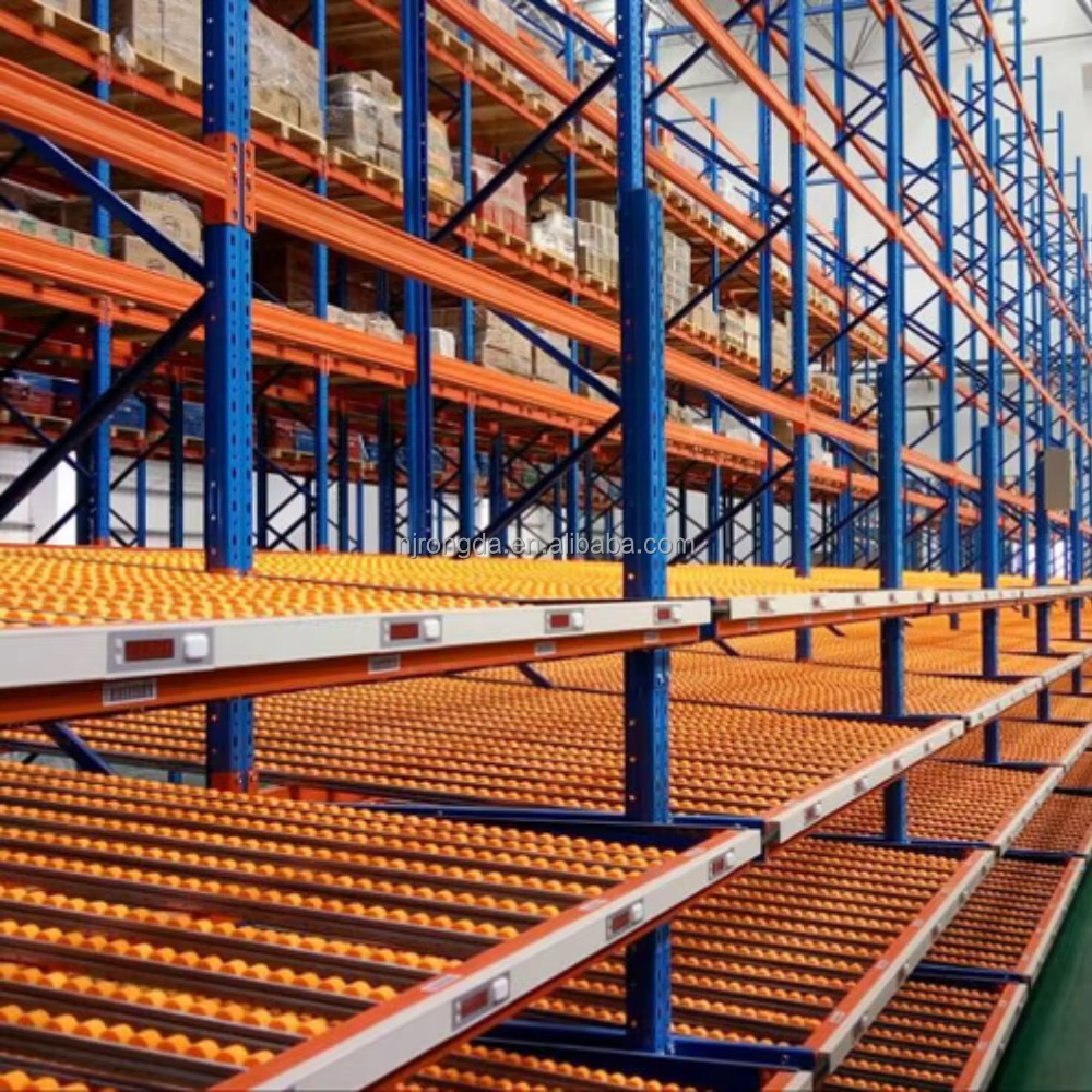 Warehouse Gravity Flow Racks Steel Carton Pallet Flow Racking for Box