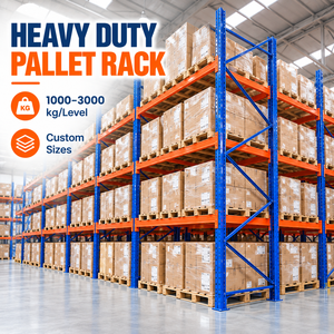 Heavy Duty Selective Pallet Rack Warehouse Storage System