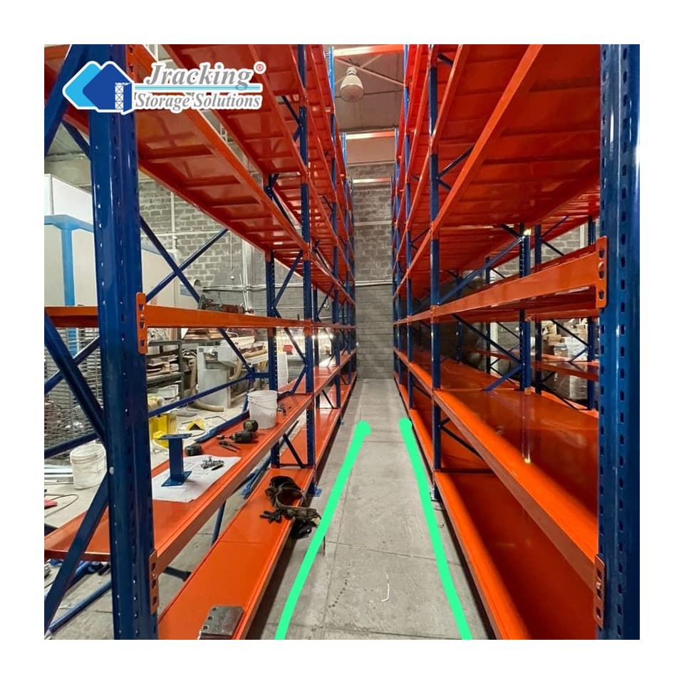 Warehouse Heavy Duty Industrial Shelves Steel EU Blue and Orange Selective Pallet Racking Shelving System CE Certified