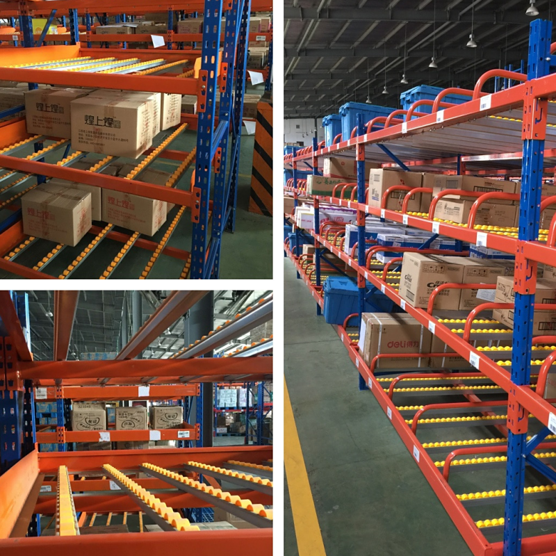 Large Capacity Steel 5 Layer Carton Flow Racking with Corrosion Protection for Logistics Sorting Warehouse Storage