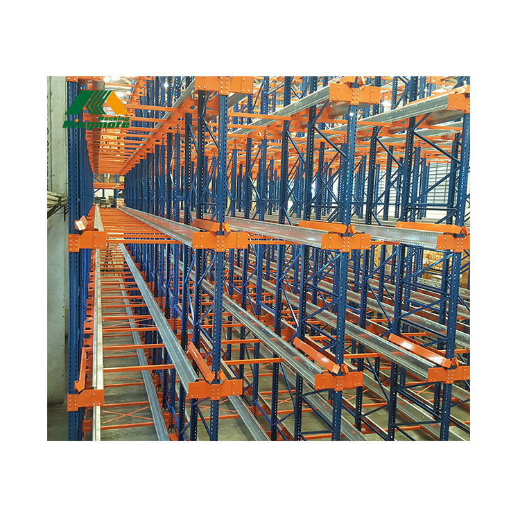Heavy Duty Automatic Radio Shuttle Rack High Efficiency Automated Pallet Storage Racking System FILO/FIFO