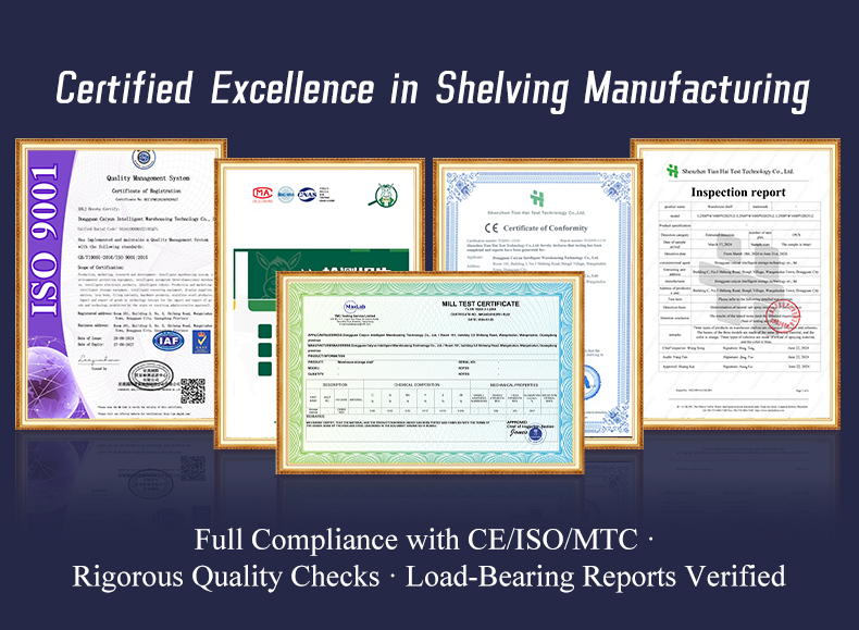 Authoritative product certifications CE ISO MTC