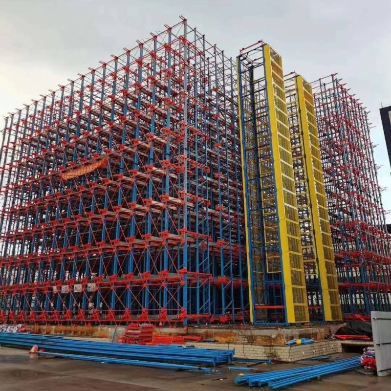 Energy-Efficient 4-Way Steel Shuttle Cart Rack Corrosion Protection High-Capacity Movable Pallet Storage System For Cold Chain